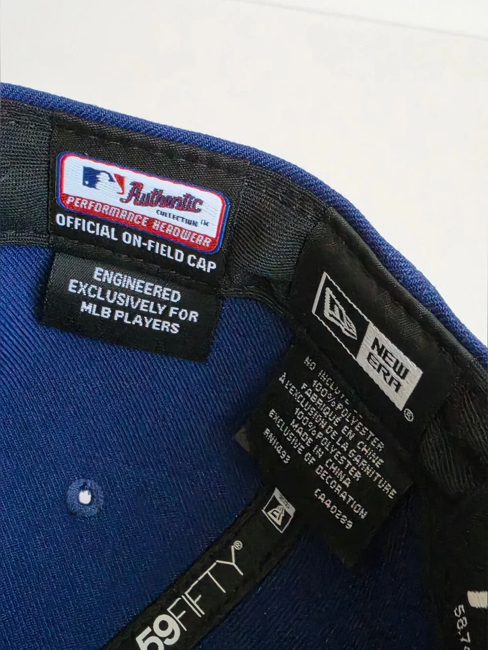 New Era 59Fifty Los Angeles Dodgers MLB Authentic Royal/Back Sz 7 3/8